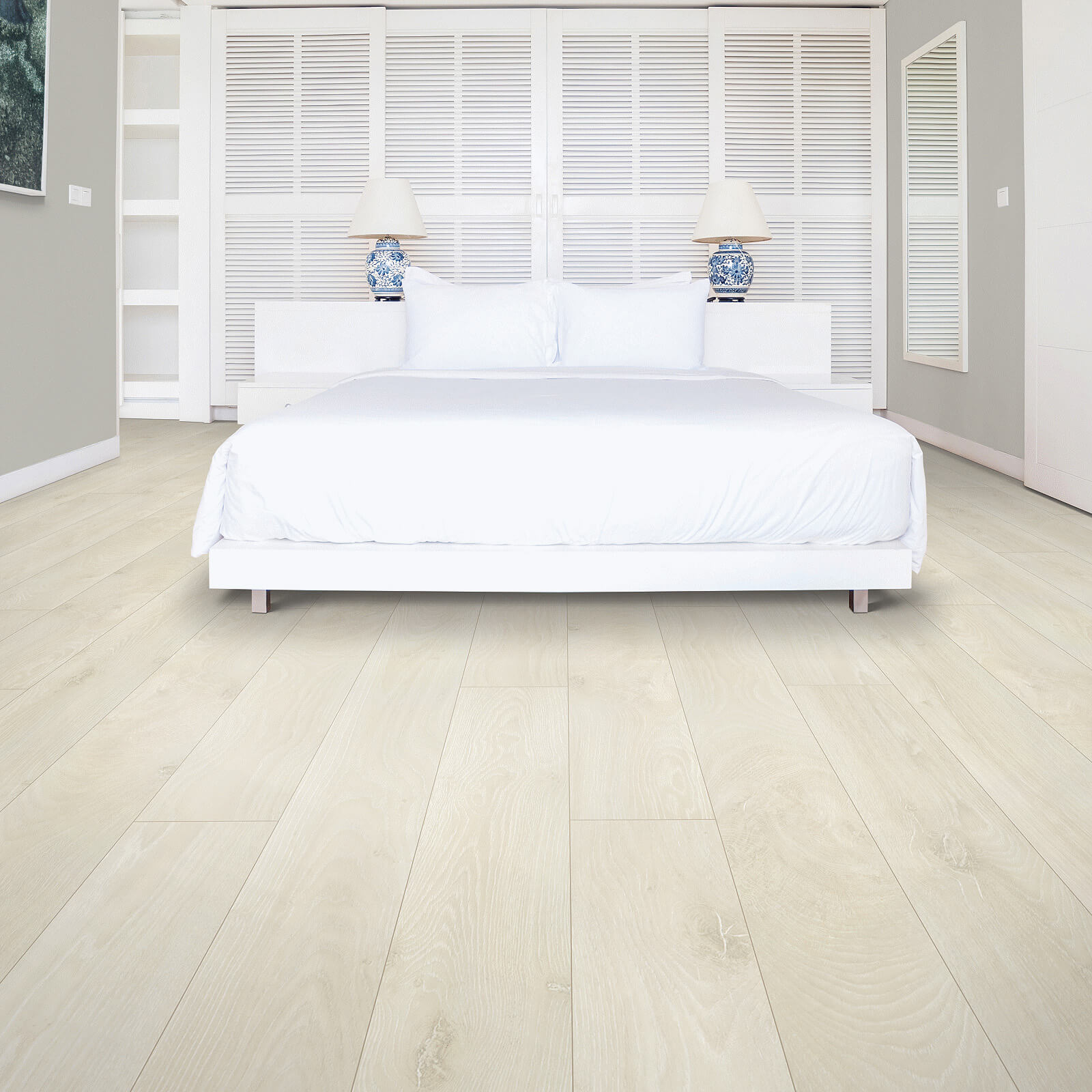 Bedroom laminate flooring | JR Floors and Window Coverings