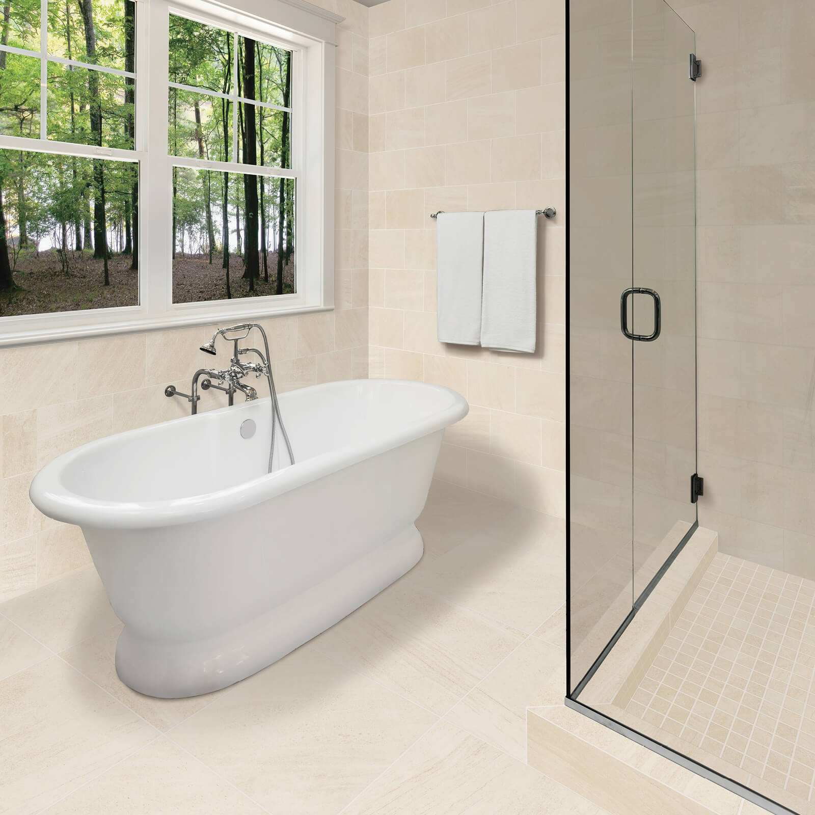 Bathroom tile flooring | JR Floors and Window Coverings