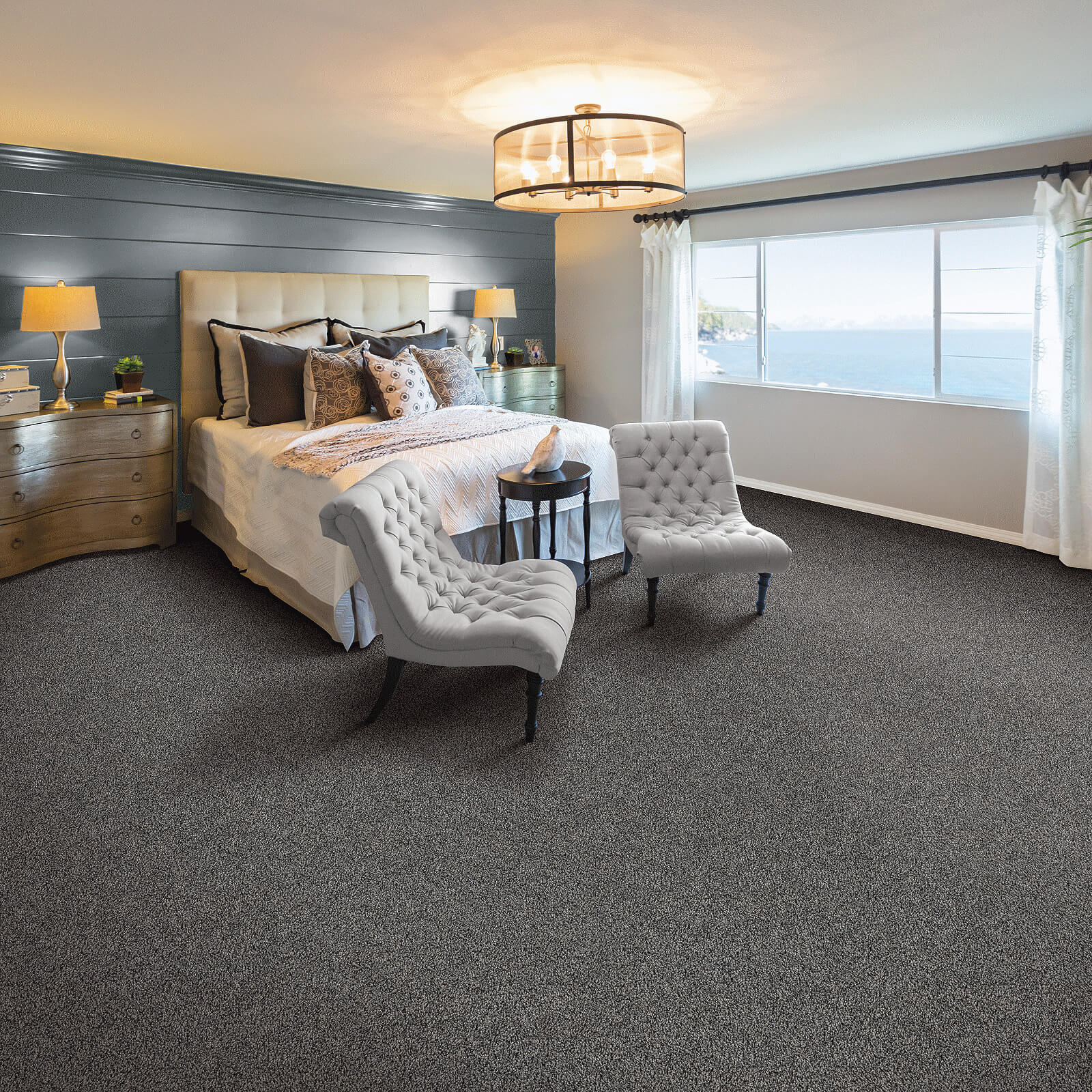 Bedroom carpet flooring | JR Floors and Window Coverings